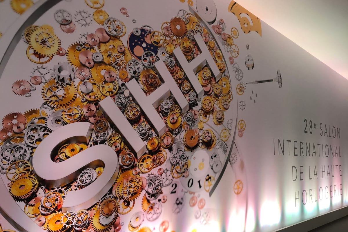 Kevin's first SIHH (Salon International de la Haute Horlogerie Genève) in 2018