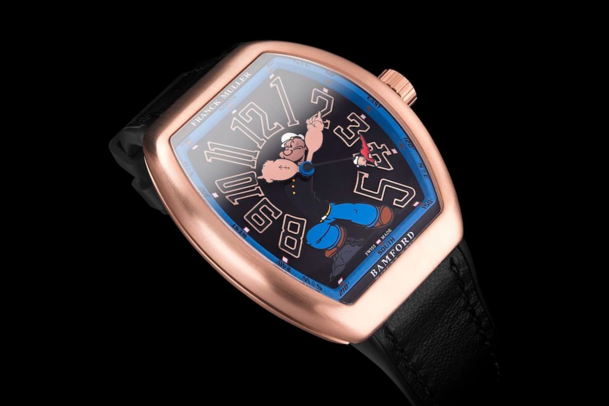 Franck Muller x Bamford Watch Department Popeye Vanguard Photo: Bamford