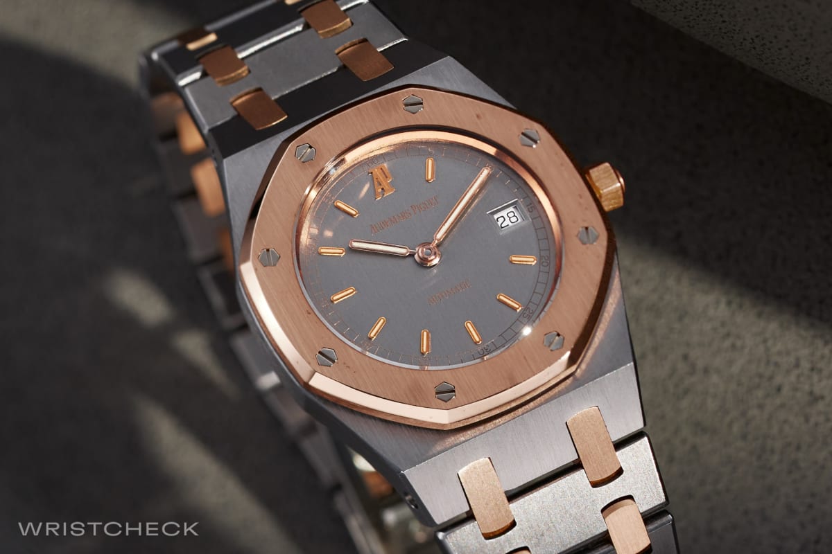 Audemars Piguet 30mm Royal Oak in tantalum and rose gold