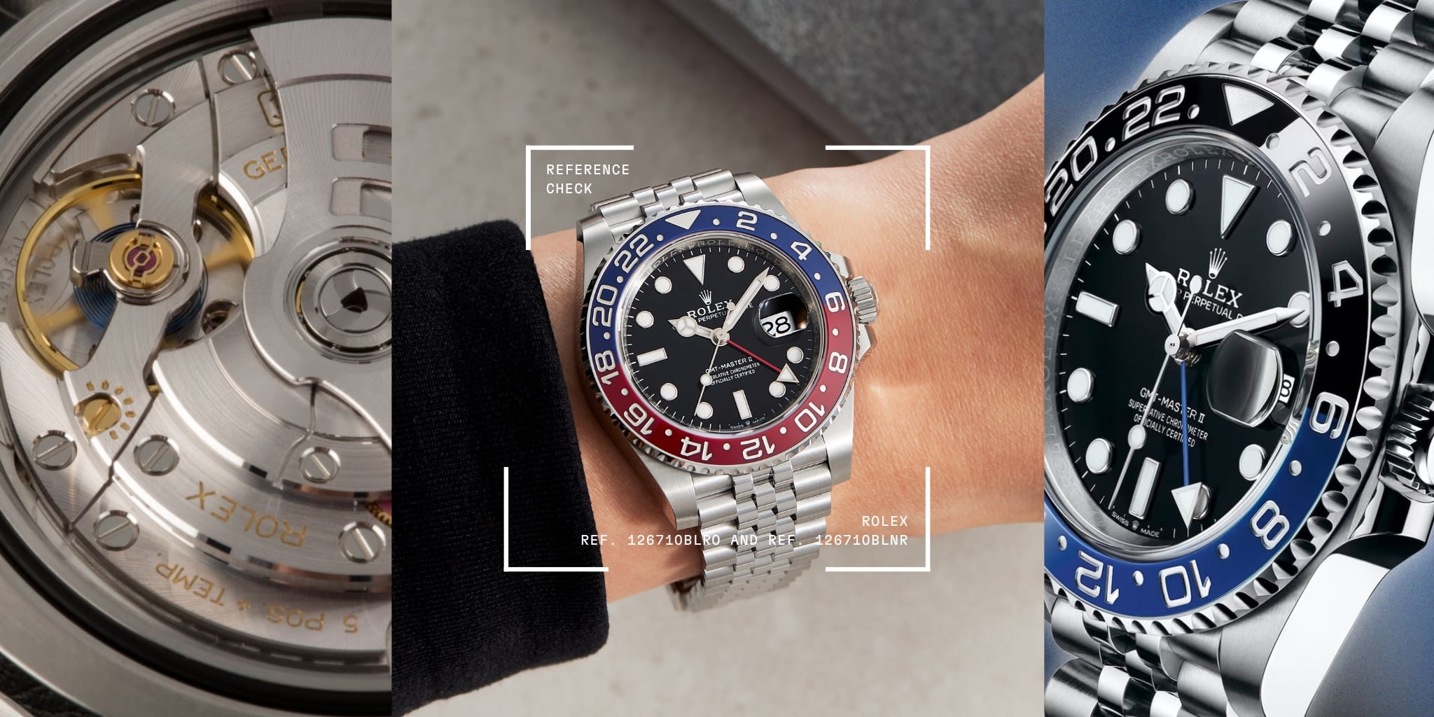 freestyleページ Rolex GMT-Master II 'Pepsi' ref. 126710BLRO and 'Batman' ref
