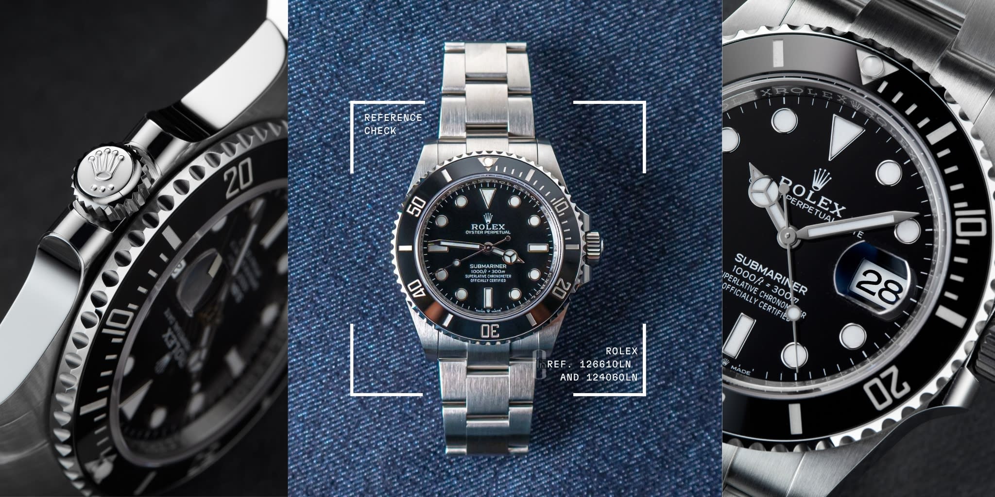 Rolex Submariner ref. 126610LN and 124060LN