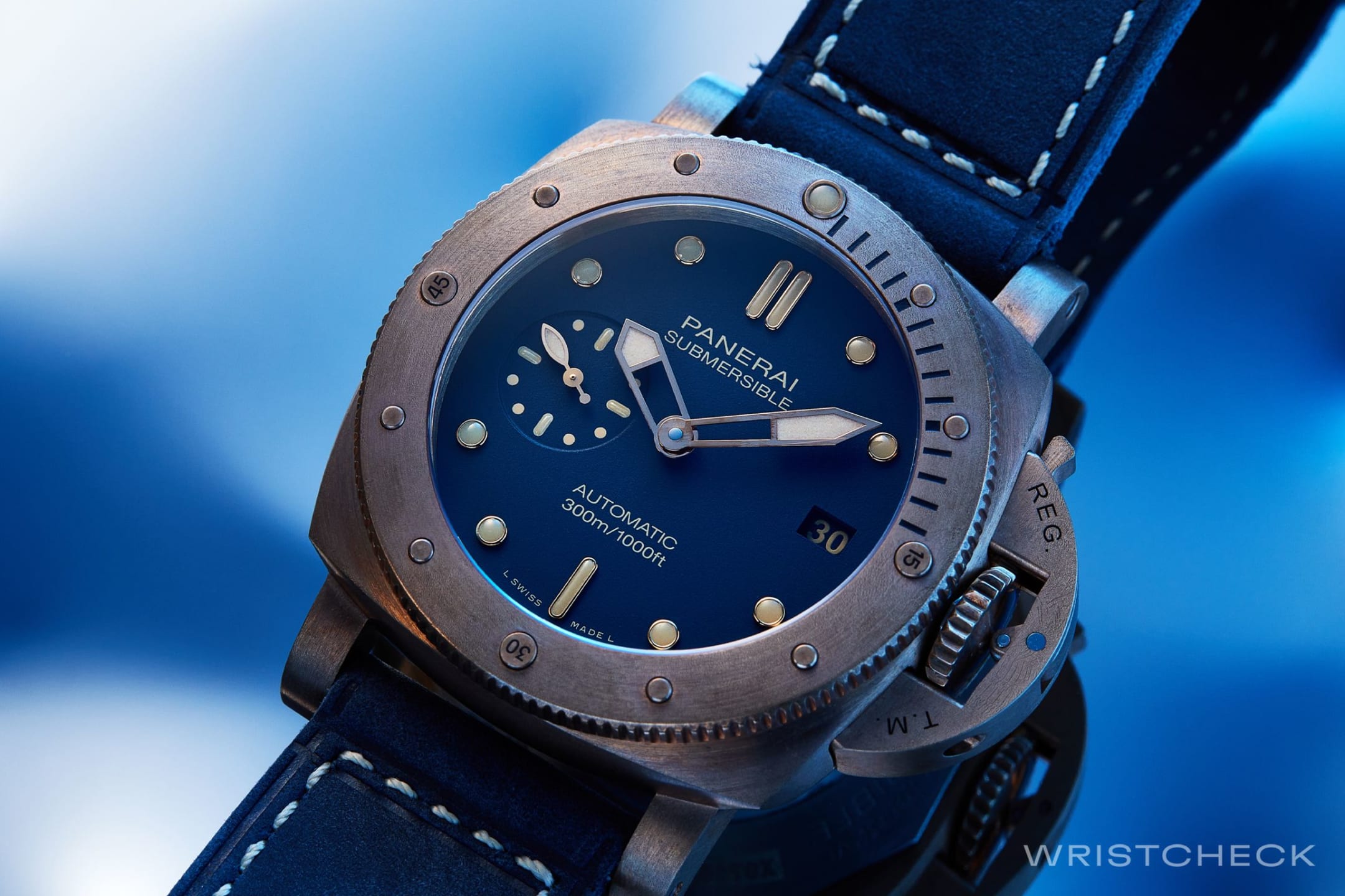 Panerai Submersible Bronzo Blu Abisso