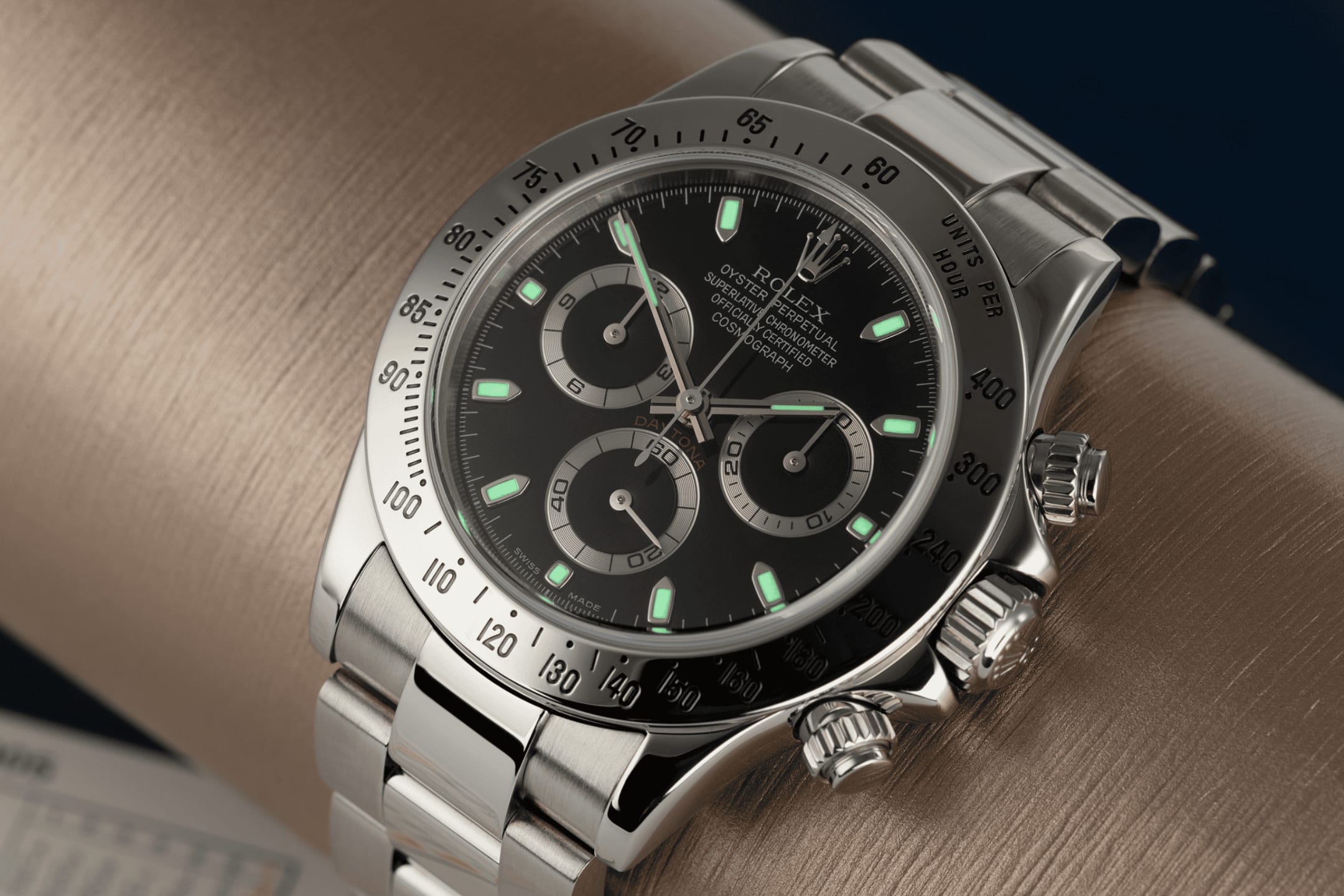 Rolex Cosmograph Daytona Early 'Thin Hands' Model Photo: Watch Club