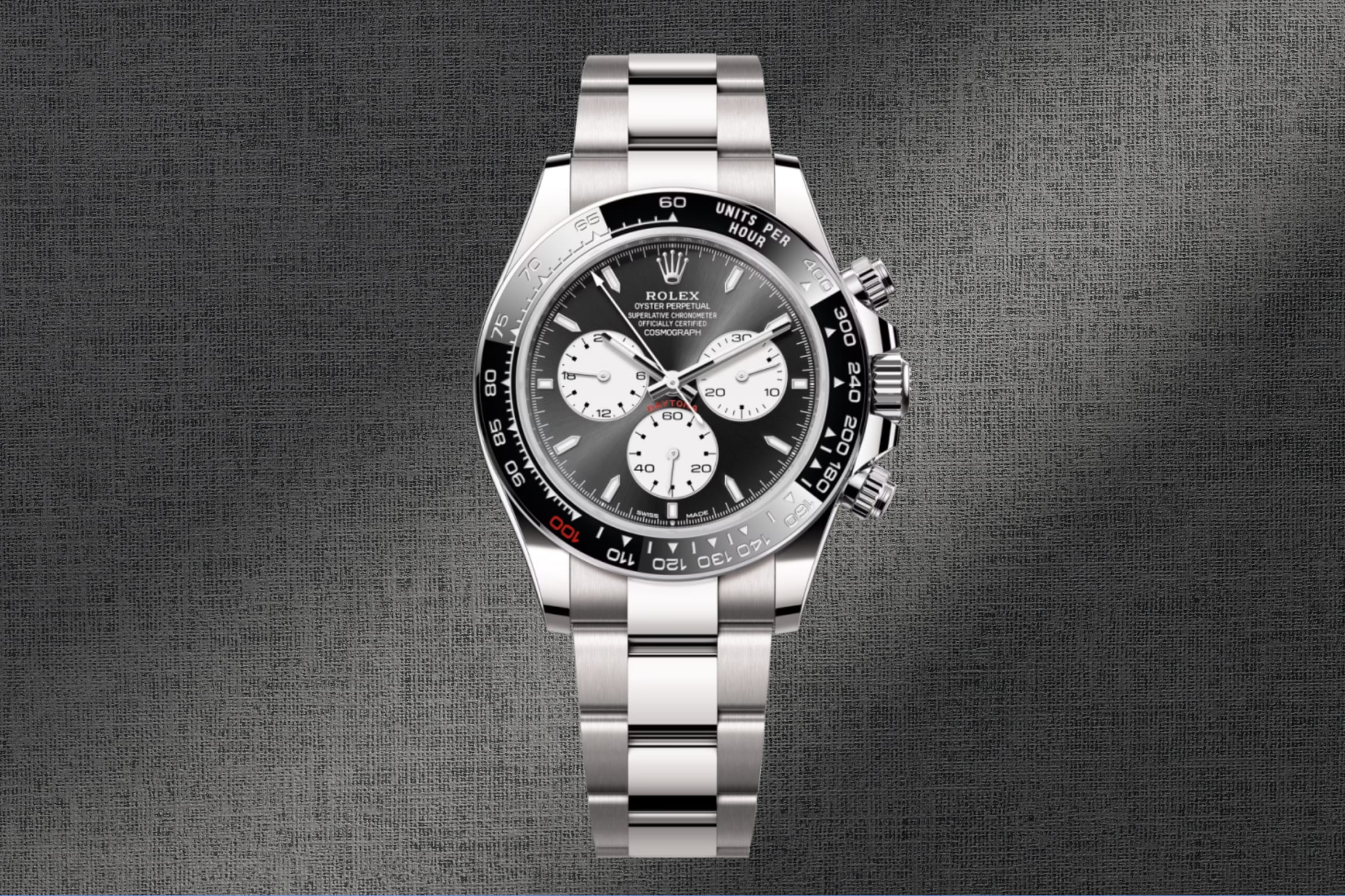 Rolex Daytona White Gold Black Dial "Le Mans"