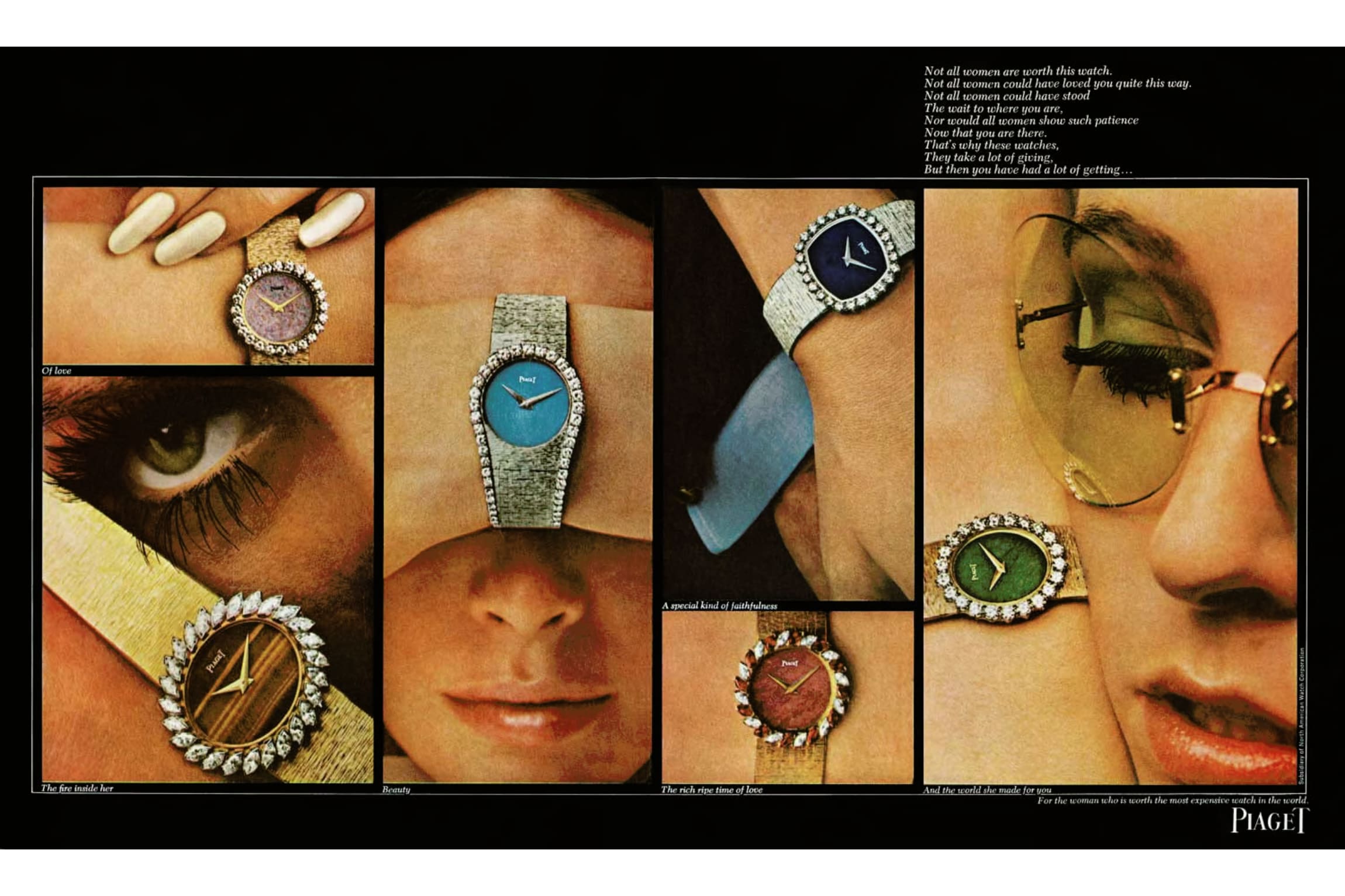 Piaget led the way in hardstone dials, offering jade, lapis lazuli, malachite and more in 1963 Photo: Piaget