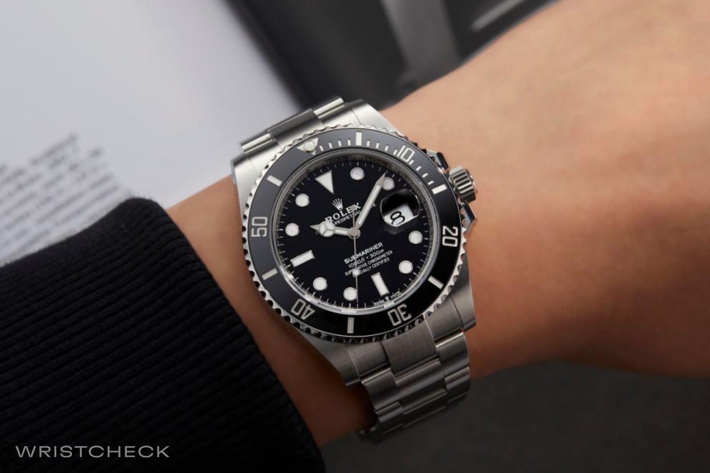 ROLEX Submariner Date Stainless Steel Black Dial