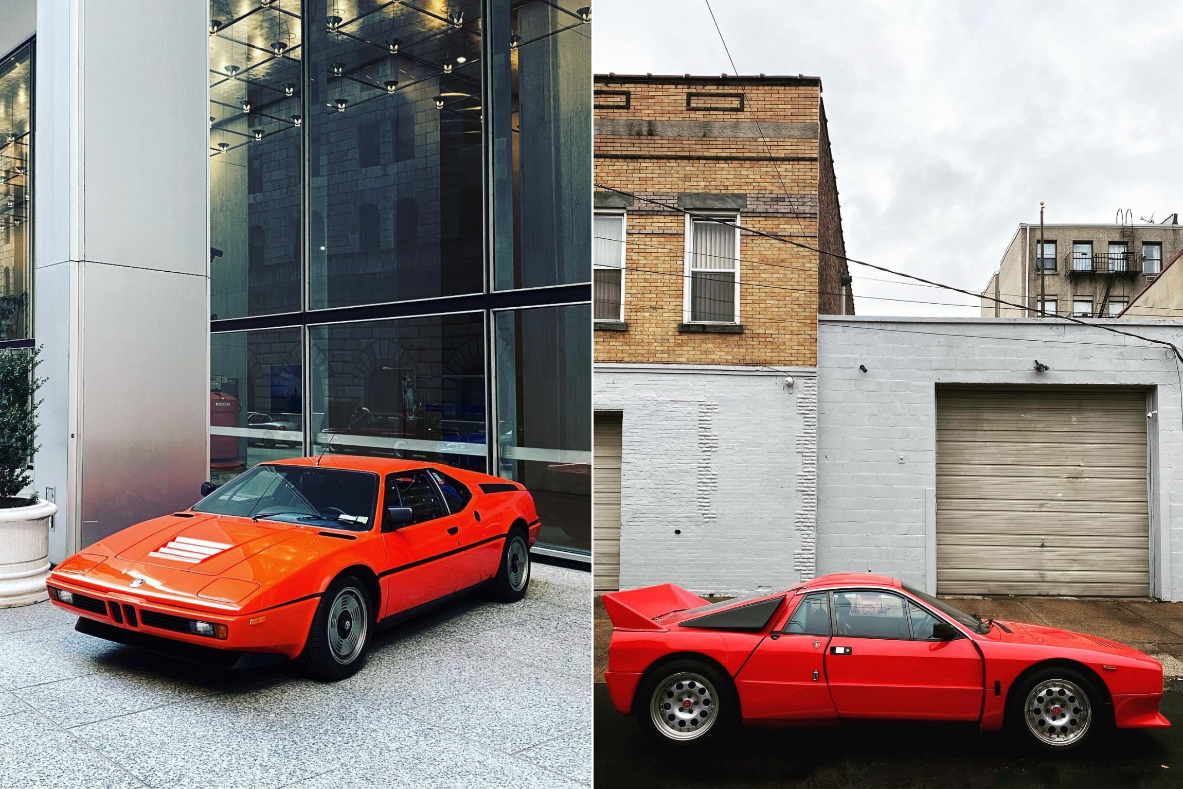 Toledano's BMW M1 and Lancia 037 Photo: @misterenthusiast/ Instagram