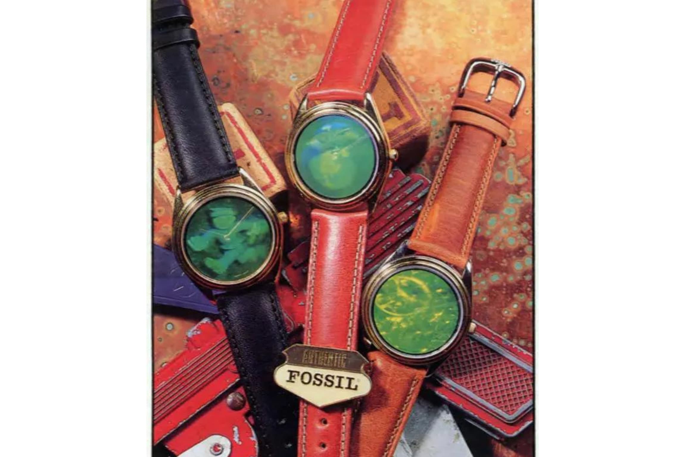 In this regard, Fossil was notably successful: by 1989, the company had fine-tuned the idea to sell its wares in chipper, 50s-inspired tin boxes