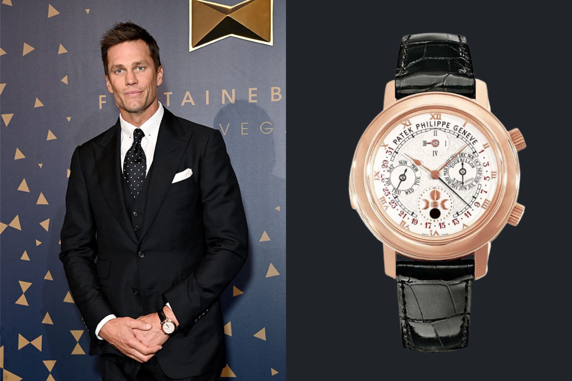 Tom Brady Patek Philippe SkyMoon Tourbillon watch