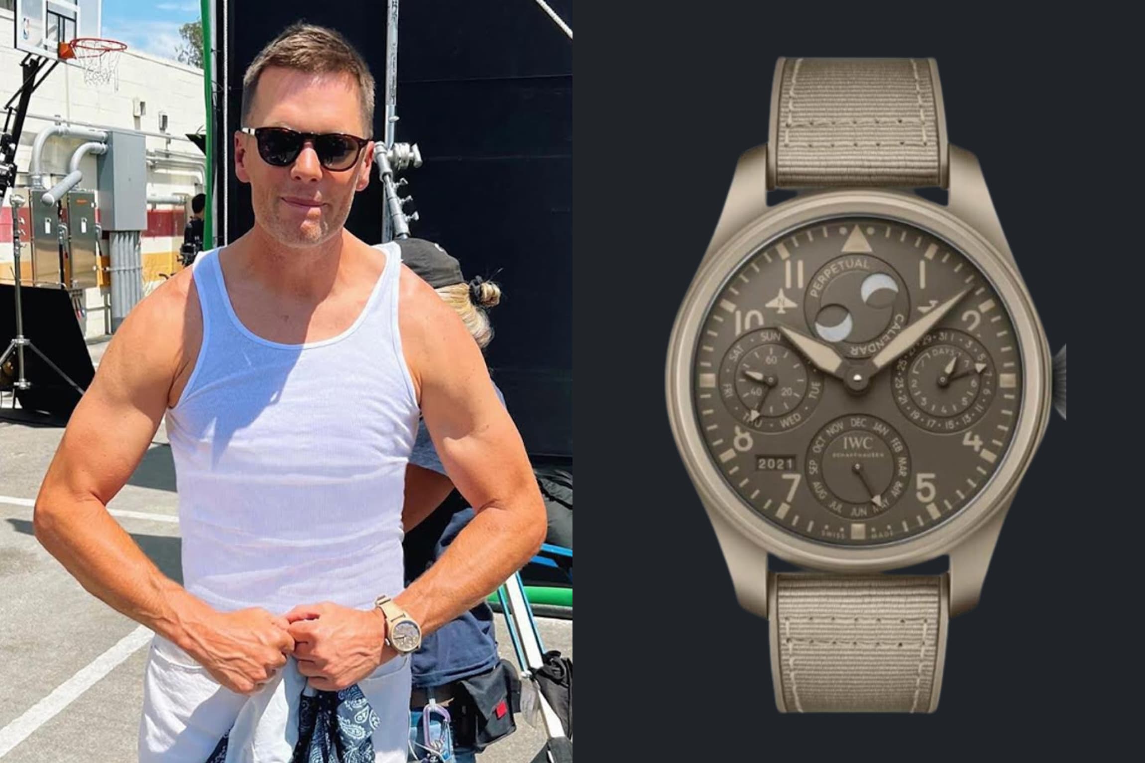 Tom Brady IWC Big Pilot Perpetual Calendar Mojave Desert Ref. IW503004 watch