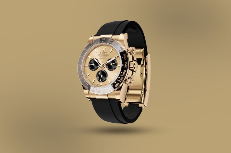 Rolex Daytona Yellow Gold Oysterflex Watches