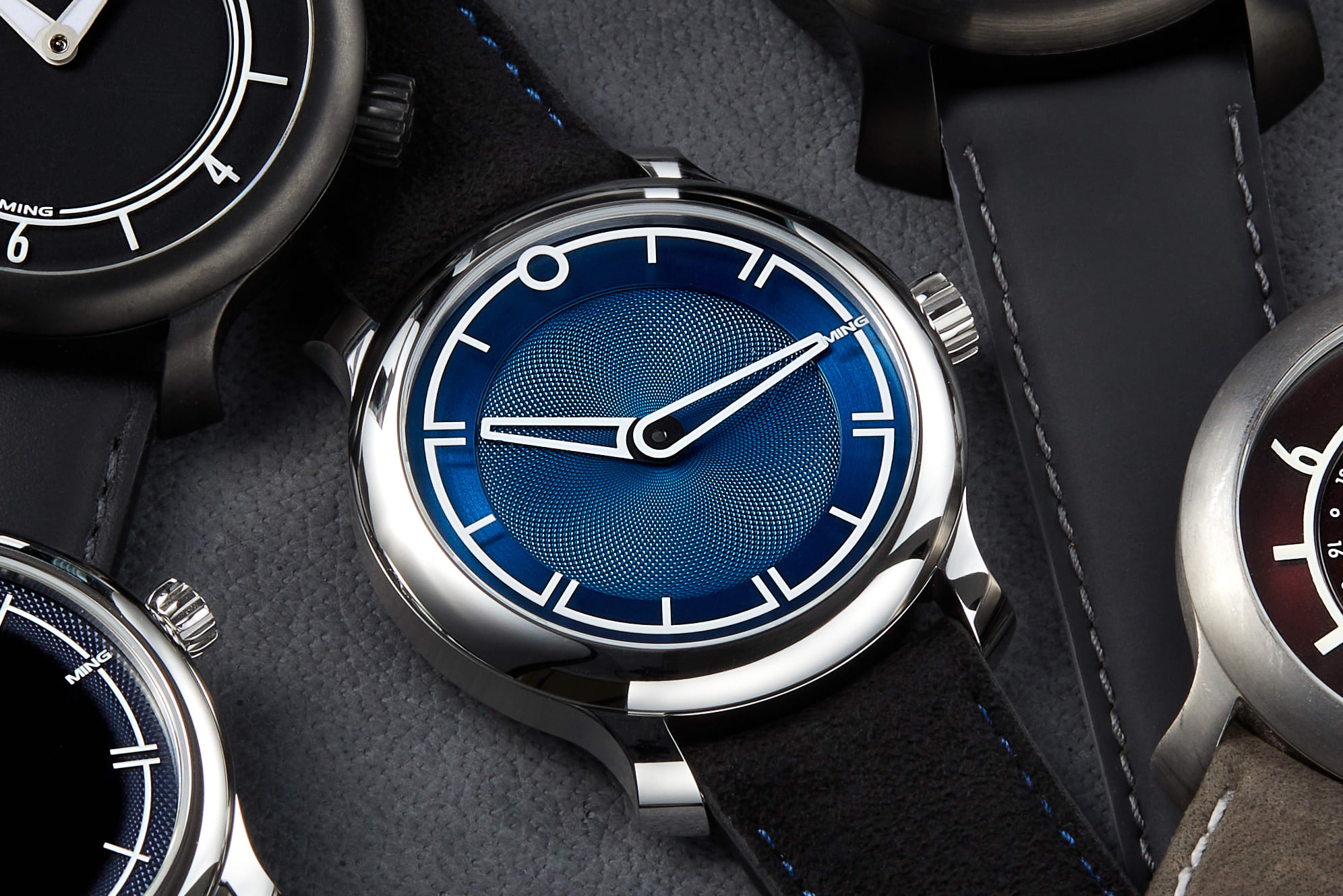 Ming 17.09 Blue Watches