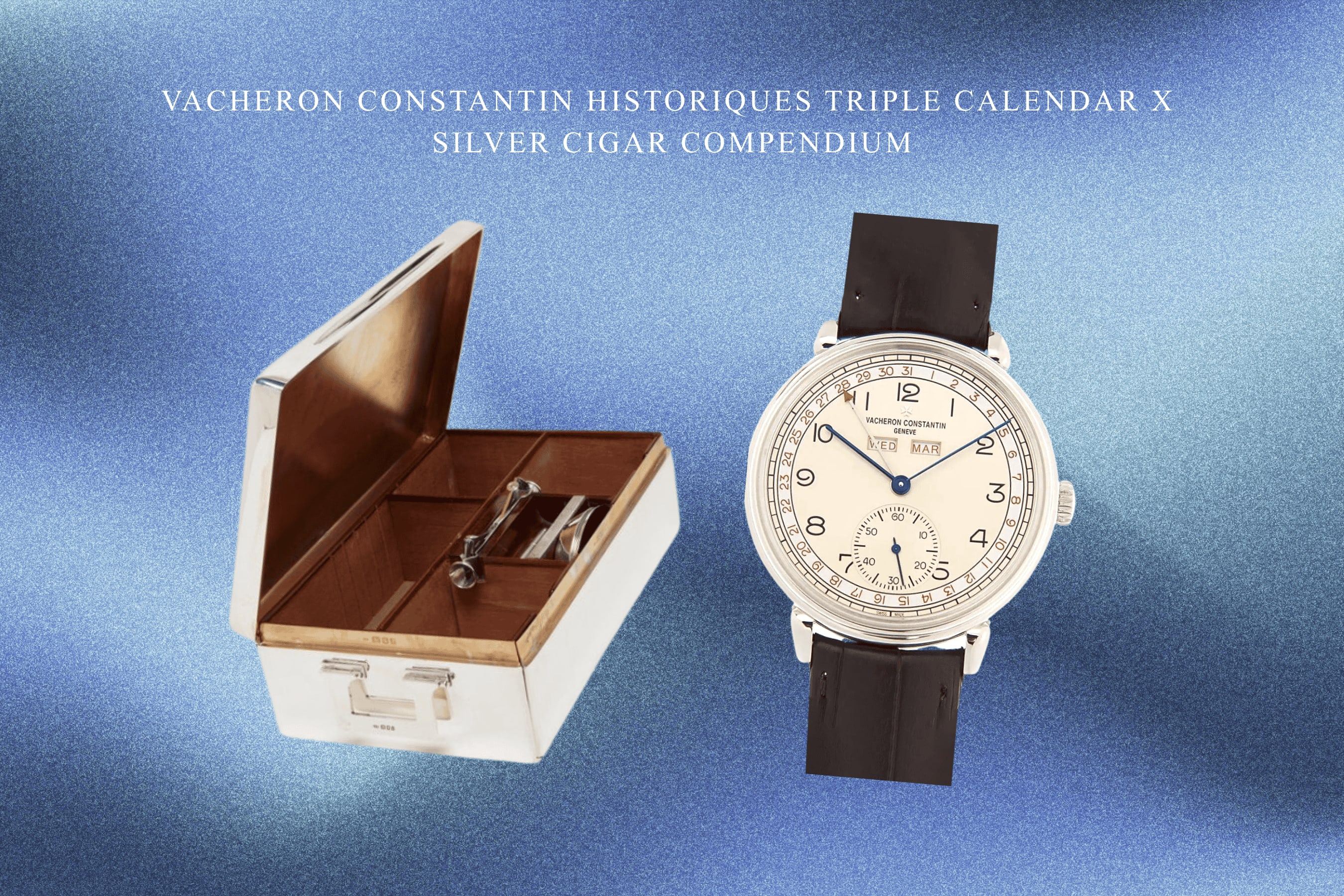 Vacheron Constantin Historiques Triple Calendar x Silver Cigar Compendium