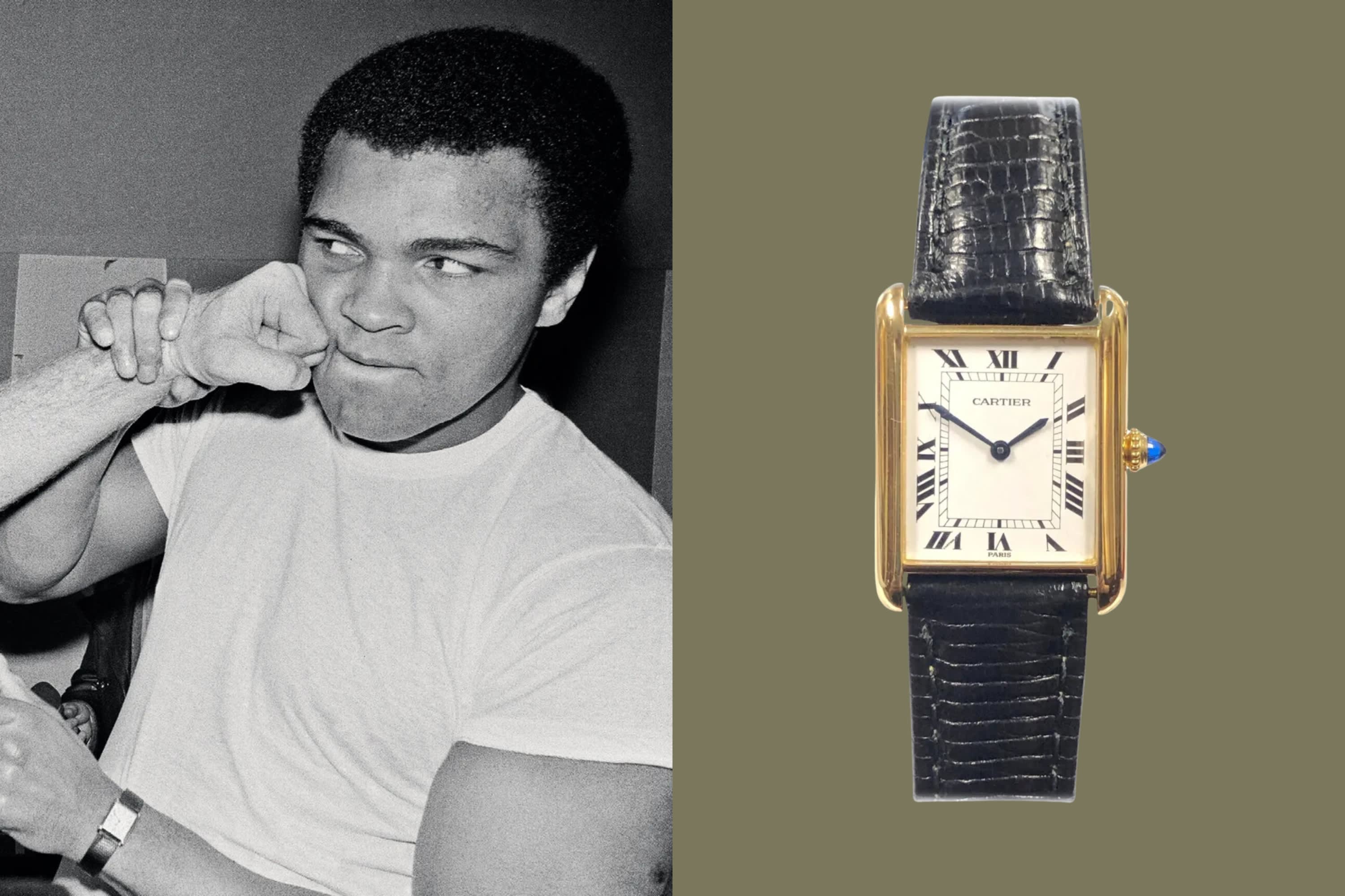 Mohammed Ali and his Cartier Tank