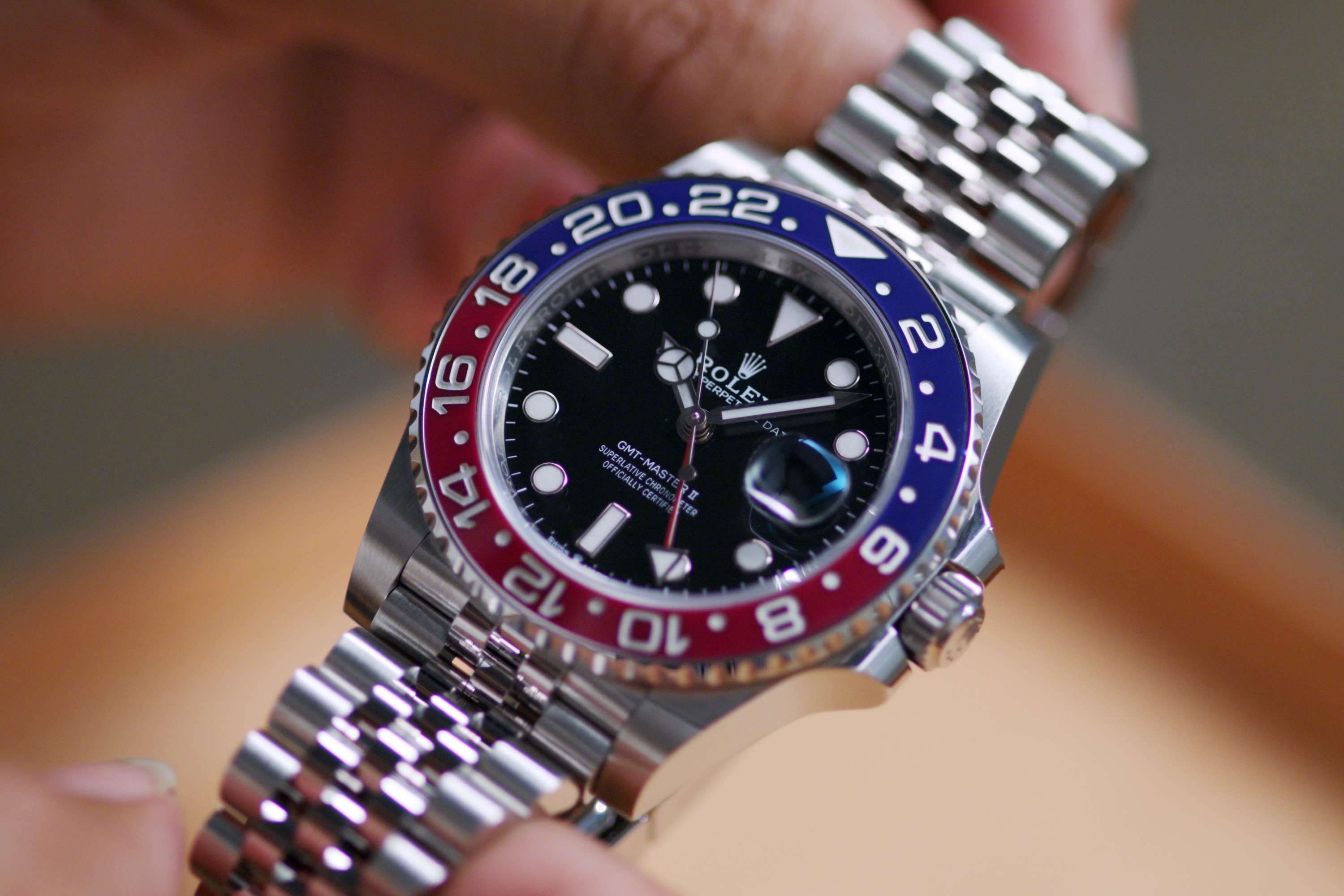 Rolex GMT-Master II ‘Pepsi’ ref. 126710BLRO and ‘Batman’ ref ...