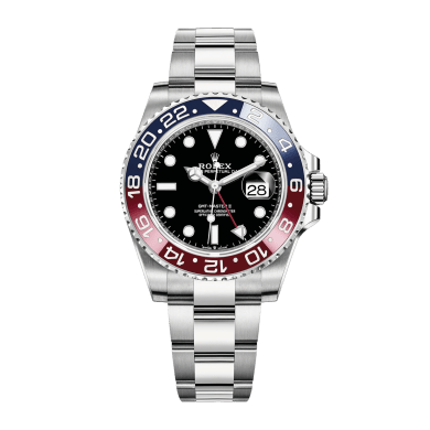 GMT-Master II Stainless Steel Black Dial "Pepsi"