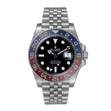 GMT-Master II Stainless Steel Jubilee Black Dial "Pepsi"