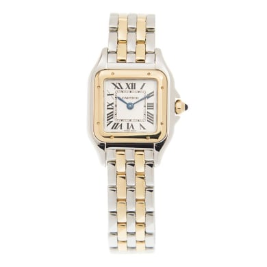 Panthère de Cartier 22 Yellow Gold & Stainless Steel White Dial