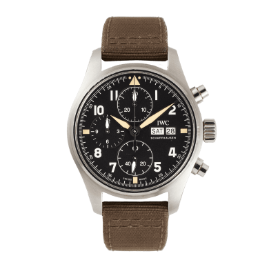 Pilot's Watch Chronograph Spitfire 41 Stainless Steel Black Dial