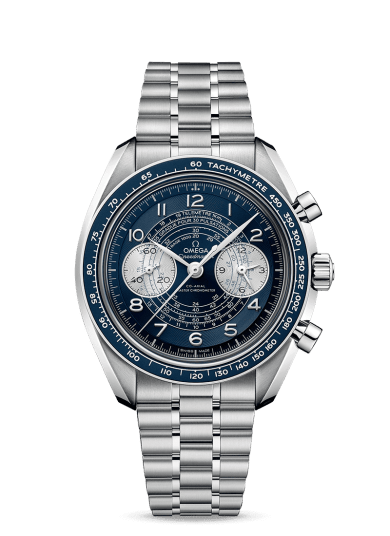 Speedmaster Chronoscope 43 Stainless Steel Blue Dial