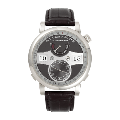 Zeitwerk Date White Gold Grey Dial