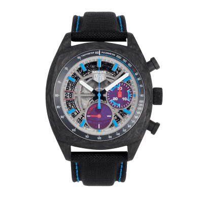 Monza Flyback Chronometer Carbon Skeleton Dial