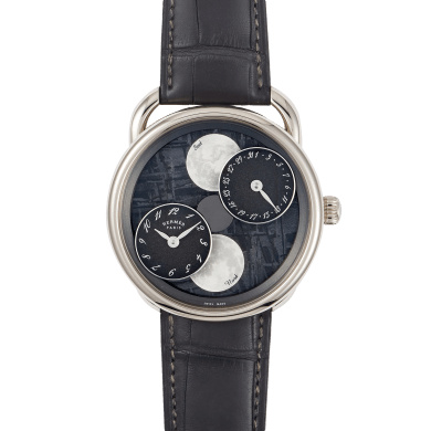 Arceau L'Heure De La Lune White Gold Meteorite Dial