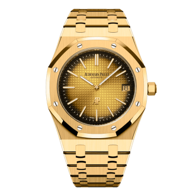 Royal Oak 39 Extra-Thin "50th Anniversary" Yellow Gold Champagne Dial