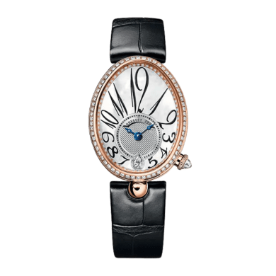 Reine De Naples 8918 Rose Gold Diamond Mother of Pearl Dial