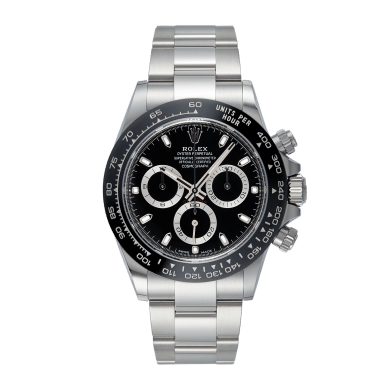 Daytona Stainless Steel Black Dial