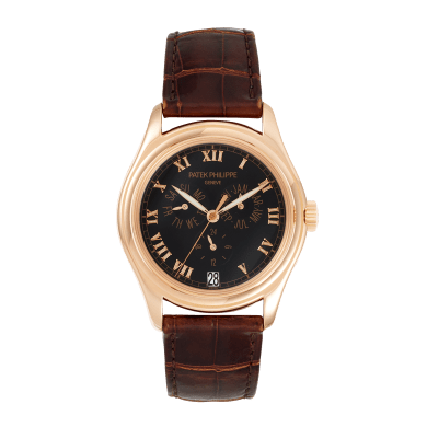 Annual Calendar Rose Gold Black Dial