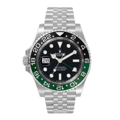 GMT-Master II Steel Jubilee Black Dial "Sprite" 40mm