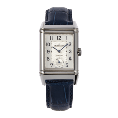 Reverso Classic Large Duoface Stainless Steel Silver Dial