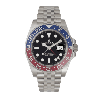 GMT-Master II Stainless Steel Jubilee Black Dial "Pepsi"