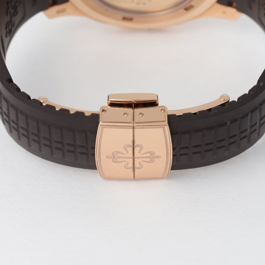 Aquanaut Travel Time Rose Gold condition photo