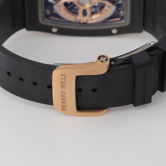 RM07-01 Black Ceramic & Rose Gold Onyx dial with diamonds condition photo