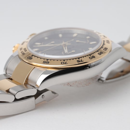 Daytona Yellow Gold & Stainless Steel Black Dial condition photo