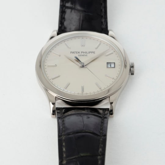 Calatrava White Gold with Silver Opaline dial condition photo