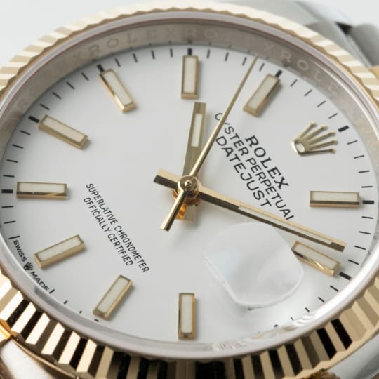 Datejust Two-toned White Dial condition photo