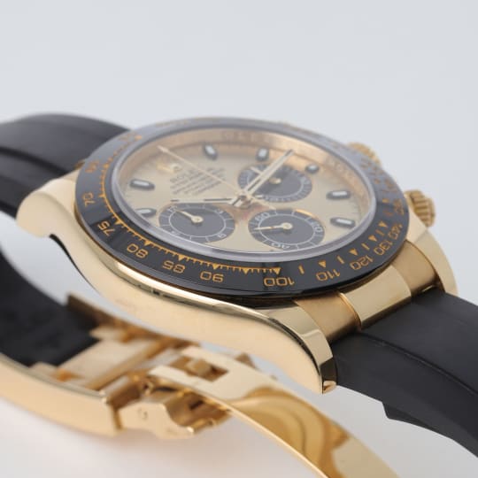 Cosmograph Daytona Yellow Gold On Oysterflex condition photo