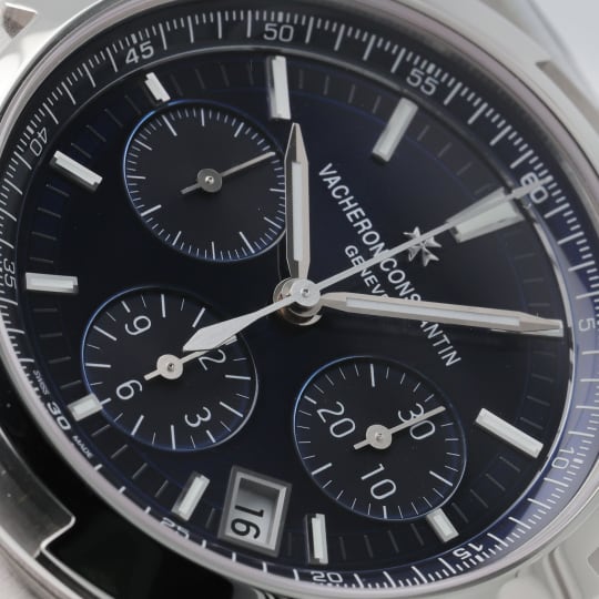 Overseas Chronograph Stainless Steel Blue dial condition photo