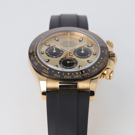 Cosmograph Daytona Yellow Gold On Oysterflex condition photo