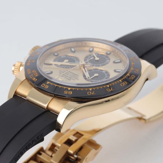 Cosmograph Daytona Yellow Gold On Oysterflex condition photo