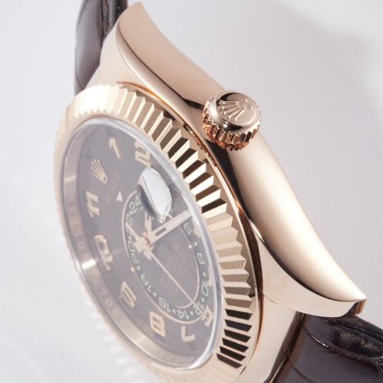 Sky-Dweller Everose Gold Chocolate Dial condition photo