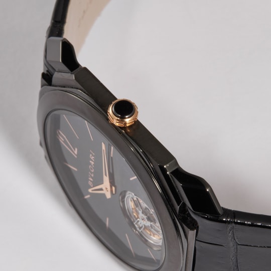 Octo Tourbillon Ultranero Titanium Black Dial condition photo