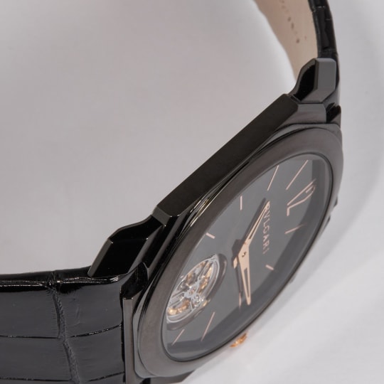 Octo Tourbillon Ultranero Titanium Black Dial condition photo