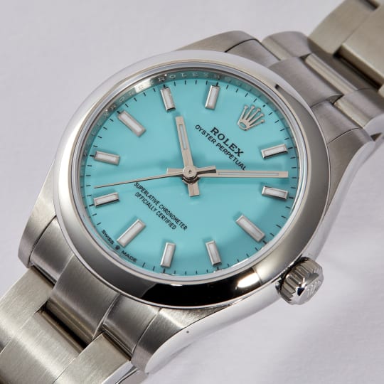 Oyster Perpetual 31 Stainless Steel Turquoise Dial condition photo