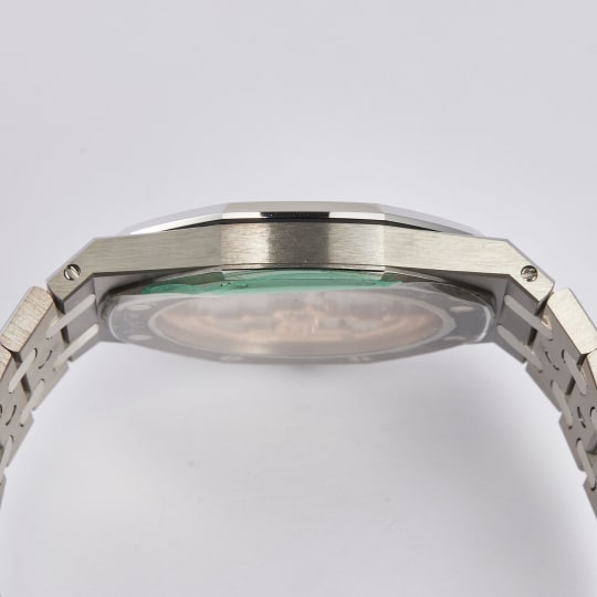 Royal Oak "Jumbo" Extra Thin Platinum & Titanium Blue Dial condition photo