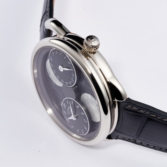 Arceau L'Heure De La Lune White Gold Meteorite Dial condition photo