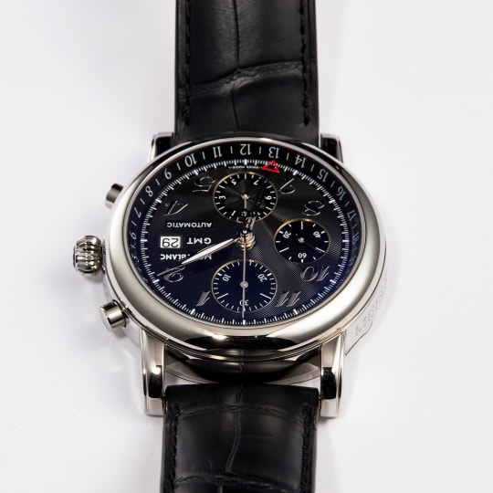 Star Traditional Chronograph GMT Stainless Steel Black Dial condition photo